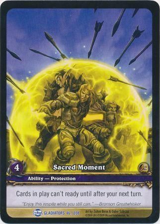 Sacred Moment Extended Art EA Gladiators 46 208 World of Warcraft Promo Singles Sacred Moment Extended Art EA Gladiators 46 208 World of Warcraft Promo Singles