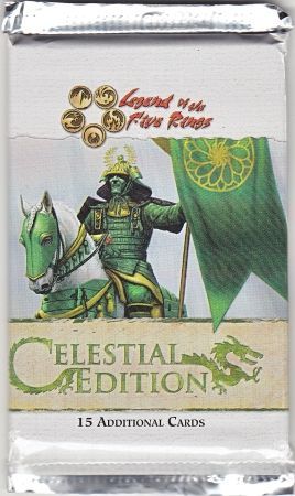 Celestial Edition Booster Pack Legend of the Five Rings L5R Sealed Product Celestial Edition Booster Pack Legend of the Five Rings L5R Sealed Product