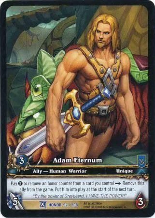 Adam Eternum Extended Art EA Honor 92 208 World of Warcraft Promo Singles Adam Eternum Extended Art EA Honor 92 208 World of Warcraft Promo Singles