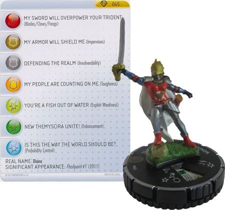 Heroclix Human Target #021 USED Superman Flashpoint Single Figure