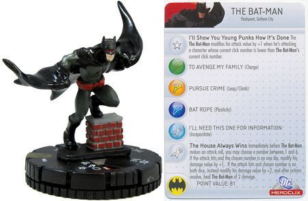 The Bat Man Batman 046 Superman DC Heroclix The Bat Man Batman 046 Superman DC Heroclix
