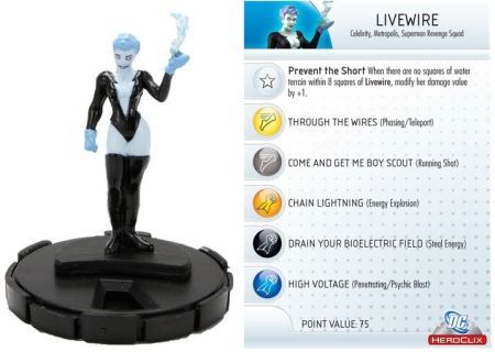 Livewire 012 Superman DC Heroclix Superman Booster Set Singles Livewire 012 Superman DC Heroclix Superman Booster Set Singles