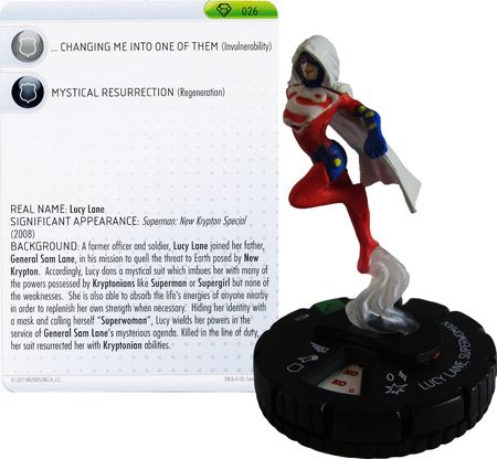 Lucy Lane Superwoman 026 Superman DC Heroclix Lucy Lane Superwoman 026 Superman DC Heroclix