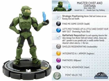 Master Chief and Cortana 042 Halo Heroclix Other Halo 10th Anniversary Master Chief and Cortana 042 Halo Heroclix Other Halo 10th Anniversary