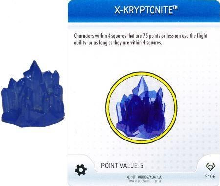 X Kryptonite S106 Superman DC Heroclix X Kryptonite S106 Superman DC Heroclix