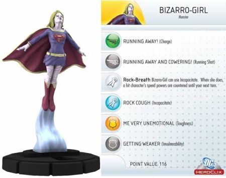 Bizarro Girl 103 LE Superman DC Heroclix DC Superman Bizarro Girl 103 LE Superman DC Heroclix DC Superman