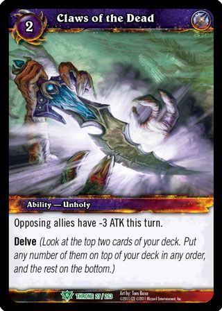 Claws of the Dead 27 263 Uncommon WoW Throne of the Tides Claws of the Dead 27 263 Uncommon WoW Throne of the Tides