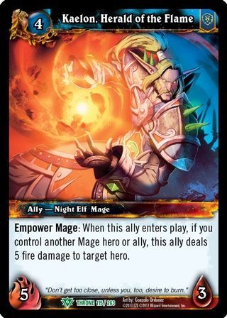 Kaelon Herald of the Flame 115 263 Uncommon WoW Throne of the Tides Kaelon Herald of the Flame 115 263 Uncommon WoW Throne of the Tides