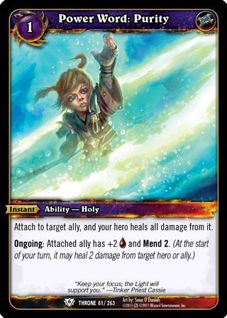 Power Word Purity 61 263 Common WoW Throne of the Tides Power Word Purity 61 263 Common WoW Throne of the Tides