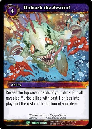 Unleash the Swarm 91 263 Uncommon WoW Throne of the Tides Unleash the Swarm 91 263 Uncommon WoW Throne of the Tides