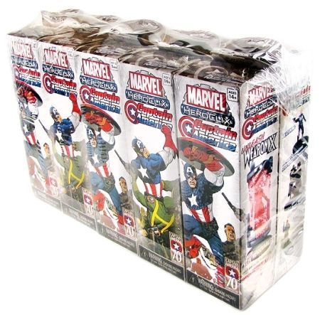 Captain America Brick of 10 Boosters Marvel Heroclix Heroclix Sealed Product Captain America Brick of 10 Boosters Marvel Heroclix Heroclix Sealed Product