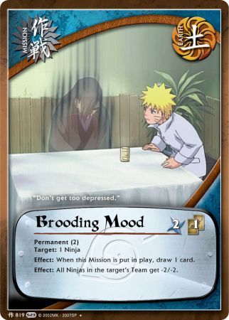 Brooding Mood 819 Uncommon Naruto Invasion Brooding Mood 819 Uncommon Naruto Invasion