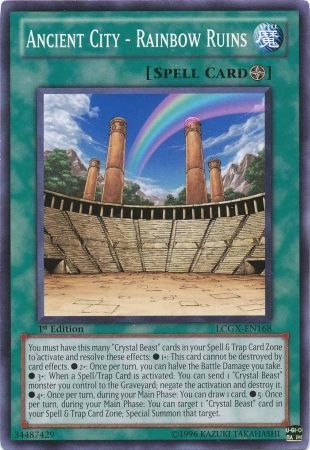 Ancient City Rainbow Ruins LCGX EN168 Common 1st Edition Legendary Collection 2 1st Edition Singles Ancient City Rainbow Ruins LCGX EN168 Common 1st Edition Legendary Collection 2 1st Edition Singles