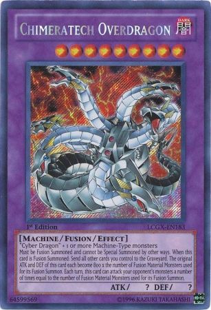 Chimeratech Overdragon LCGX EN183 Secret Rare 1st Edition Legendary Collection 2 1st Edition Singles Chimeratech Overdragon LCGX EN183 Secret Rare 1st Edition Legendary Collection 2 1st Edition Singles