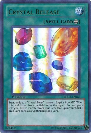 YuGiOh Card Crystal Release LCGX-EN169 1st Ed Ultra Rare