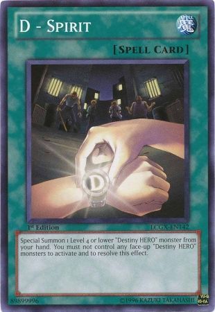 D Spirit LCGX EN142 Common 1st Edition Legendary Collection 2 1st Edition Singles D Spirit LCGX EN142 Common 1st Edition Legendary Collection 2 1st Edition Singles
