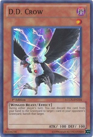 D D Crow LCGX EN234 Super Rare 1st Edition Legendary Collection 2 1st Edition Singles D D Crow LCGX EN234 Super Rare 1st Edition Legendary Collection 2 1st Edition Singles