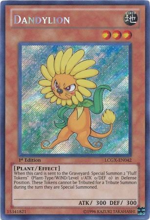 Dandylion - LCGX-EN042 - Secret Rare 1st Edition