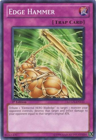 Edge Hammer LCGX EN113 Common 1st Edition Legendary Collection 2 1st Edition Singles Edge Hammer LCGX EN113 Common 1st Edition Legendary Collection 2 1st Edition Singles