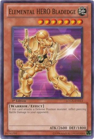 Elemental Hero Bladedge LCGX EN013 Common 1st Edition Legendary Collection 2 1st Edition Singles Elemental Hero Bladedge LCGX EN013 Common 1st Edition Legendary Collection 2 1st Edition Singles
