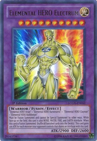 limited edition elemental hero electrum price