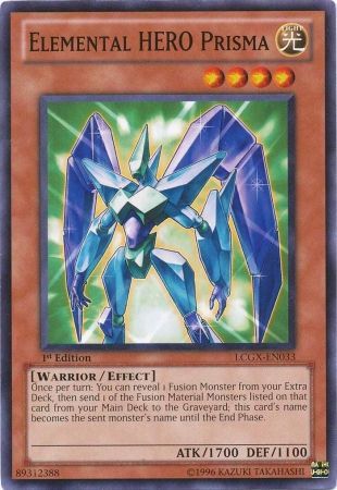Elemental Hero Prisma LCGX EN033 Common 1st Edition Legendary Collection 2 1st Edition Singles Elemental Hero Prisma LCGX EN033 Common 1st Edition Legendary Collection 2 1st Edition Singles