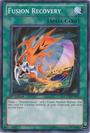 Fusion Recovery LCGX EN212 Common 1st Edition Legendary Collection 2 1st Edition Singles Fusion Recovery LCGX EN212 Common 1st Edition Legendary Collection 2 1st Edition Singles