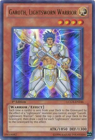 Garoth Lightsworn Warrior LCGX EN246 Ultra Rare 1st Edition Garoth Lightsworn Warrior LCGX EN246 Ultra Rare 1st Edition
