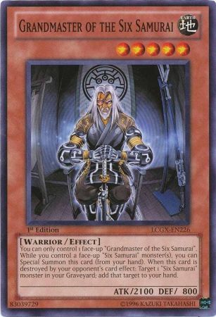 Grandmaster of the Six Samurai LCGX EN226 Common 1st Edition Grandmaster of the Six Samurai LCGX EN226 Common 1st Edition