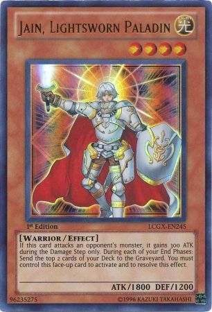 Jain Lightsworn Paladin LCGX EN245 Ultra Rare 1st Edition Jain Lightsworn Paladin LCGX EN245 Ultra Rare 1st Edition