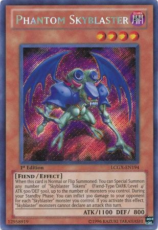 Phantom Skyblaster LCGX EN194 Secret Rare 1st Edition Legendary Collection 2 1st Edition Singles Phantom Skyblaster LCGX EN194 Secret Rare 1st Edition Legendary Collection 2 1st Edition Singles