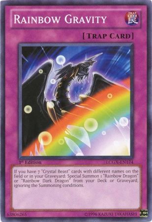 Rainbow Gravity LCGX EN174 Common 1st Edition Legendary Collection 2 1st Edition Singles Rainbow Gravity LCGX EN174 Common 1st Edition Legendary Collection 2 1st Edition Singles