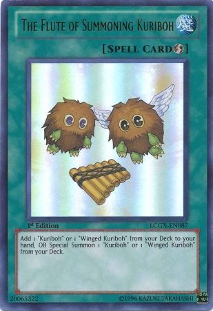 The Flute of Summoning Kuriboh LCGX EN087 Ultra Rare 1st Edition Legendary Collection 2 1st Edition Singles The Flute of Summoning Kuriboh LCGX EN087 Ultra Rare 1st Edition Legendary Collection 2 1st Edition Singles
