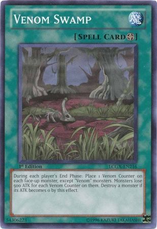 Venom Swamp LCGX EN216 Common 1st Edition Legendary Collection 2 1st Edition Singles Venom Swamp LCGX EN216 Common 1st Edition Legendary Collection 2 1st Edition Singles
