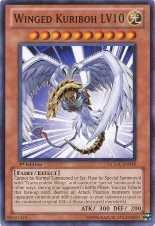 Winged Kuriboh LV10 LCGX EN010 Common 1st Edition Legendary Collection 2 1st Edition Singles Winged Kuriboh LV10 LCGX EN010 Common 1st Edition Legendary Collection 2 1st Edition Singles