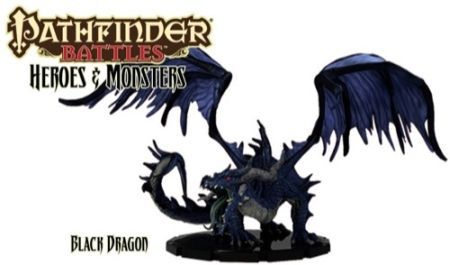 Huge Black Dragon Booster Pathfinder Battles Heroes Monsters Huge Black Dragon Booster Pathfinder Battles Heroes Monsters