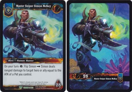 Master Sniper Simon McKey Epic Box Foil Throne 5 263 World of Warcraft Promo Singles Master Sniper Simon McKey Epic Box Foil Throne 5 263 World of Warcraft Promo Singles