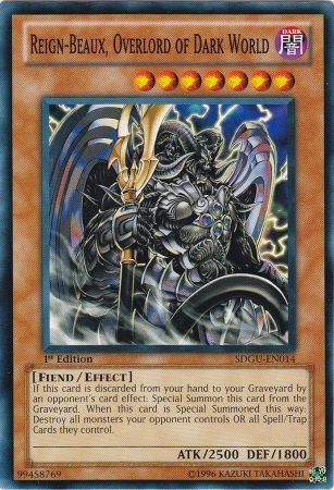 Reign-Beaux, Overlord of Dark World - Yugioh | TrollAndToad