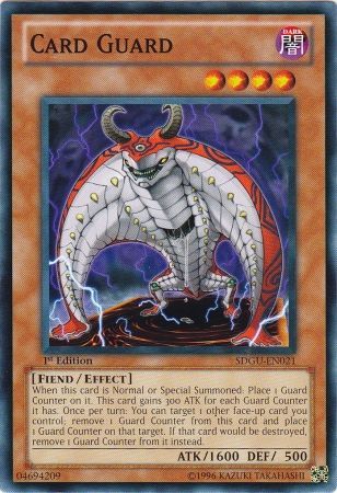 Card Guard SDGU EN021 Common 1st Edition Card Guard SDGU EN021 Common 1st Edition