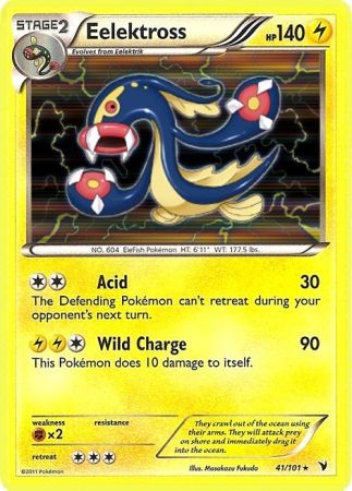 Eelektross 41 101 Holo Rare Eelektross 41 101 Holo Rare