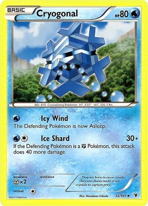 Cryogonal 32 101 Uncommon Black White 3 Noble Victories Singles Cryogonal 32 101 Uncommon Black White 3 Noble Victories Singles