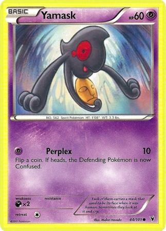 Yamask 44 101 Common Black White 3 Noble Victories Singles Yamask 44 101 Common Black White 3 Noble Victories Singles
