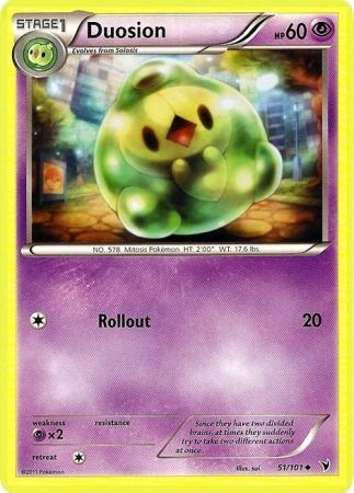 Duosion 51 101 Uncommon Black White 3 Noble Victories Singles Duosion 51 101 Uncommon Black White 3 Noble Victories Singles