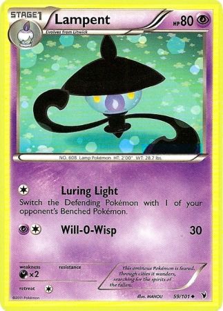 Lampent 59 101 Uncommon Black White 3 Noble Victories Singles Lampent 59 101 Uncommon Black White 3 Noble Victories Singles
