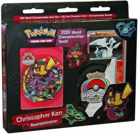 2011 World Championships Reshiphlosion Christopher Kan Deck Pokemon Pokemon Sealed Product 2011 World Championships Reshiphlosion Christopher Kan Deck Pokemon Pokemon Sealed Product