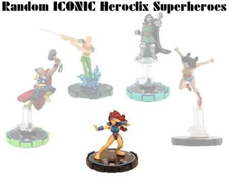 Random ICONIC Heroclix Superheroes Heroclix Lots Specials Random ICONIC Heroclix Superheroes Heroclix Lots Specials