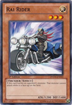 Rai Rider PHSW EN003 Common 1st Edition Photon Shockwave 1st Edition Singles Rai Rider PHSW EN003 Common 1st Edition Photon Shockwave 1st Edition Singles