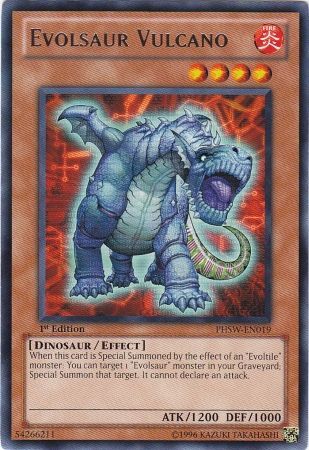 Evolsaur Vulcano PHSW EN019 Rare 1st Edition Evolsaur Vulcano PHSW EN019 Rare 1st Edition