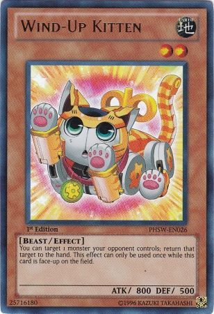 Wind-Up Kitten - PHSW-EN026 - Ultra Rare 1st Edition