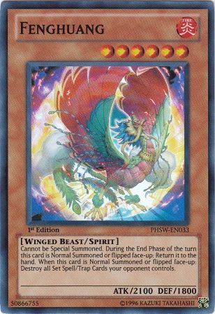 Fenghuang PHSW EN033 Super Rare 1st Edition Photon Shockwave 1st Edition Singles Fenghuang PHSW EN033 Super Rare 1st Edition Photon Shockwave 1st Edition Singles